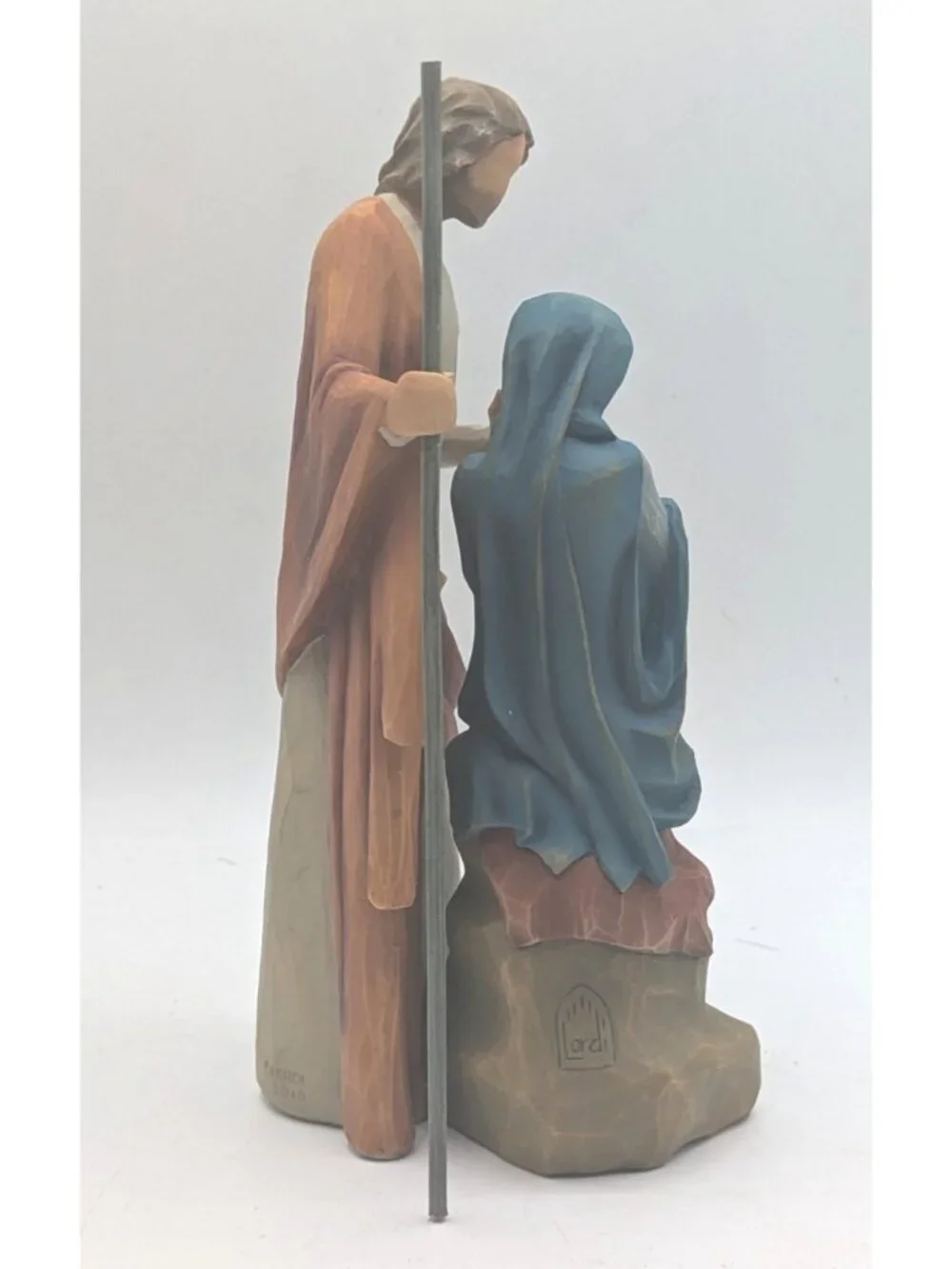 Wllow Tree Christmas Nativity Creche Sheltering Animals for the Holy Family 6 Pc